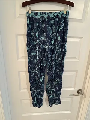 Anthropologie Jamie Sleep Pants Blue Size S thumbnail 10