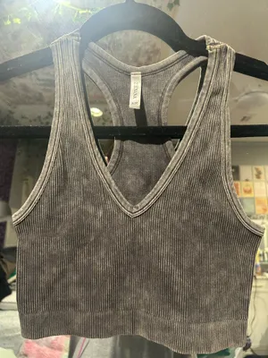 Zenana Ribbed Tank Top thumbnail 1