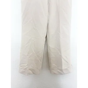 Zara Oyster Cuffed Wide Leg Trousers Size XS Minimalist Chic Relaxed 1478/234 thumbnail 10