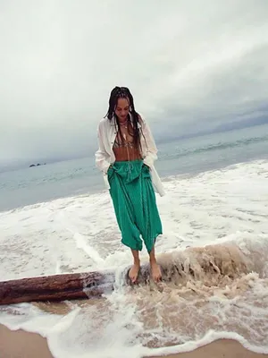 Free People Stripped SOLD OUt pants thumbnail 2