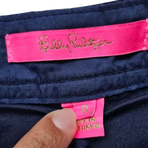 Lilly Pulitzer Colette Scallop Skort Womens 0 Navy Skirt Preppy thumbnail 4
