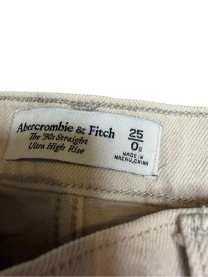 🤍 Abercrombie & Fitch ’90s Straight Ultra High Rise Jeans Size 25 🤍‎ thumbnail 7