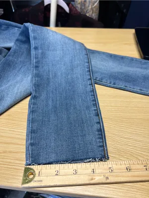 NWT STS Blue Ellie High Rise Crop Skinny Jeans Raw Hem Size 25 thumbnail 12