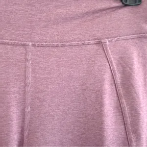 Lululemon Athletica Heathered Rose Flare Leggings Size 8 thumbnail 2