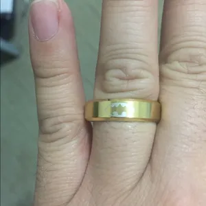 6mm Gold Batman Ring thumbnail 8