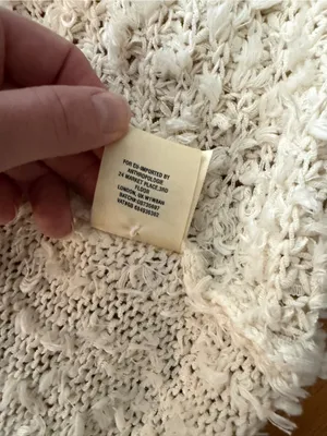 Akemi + Kin Anthropologie Cozy Open-Front Cream Women's Cardigan Sweater Size M thumbnail 8