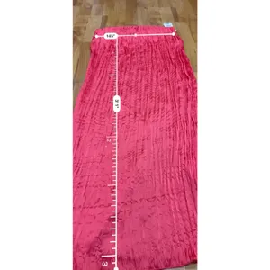 A New Day Women's Textured Crinkle Satin Midi Skirt Coral M NWT thumbnail 6