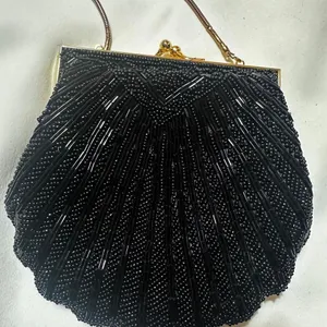 T319. Valerie Stevens Beaded Sea Shell Evening Bag thumbnail 3