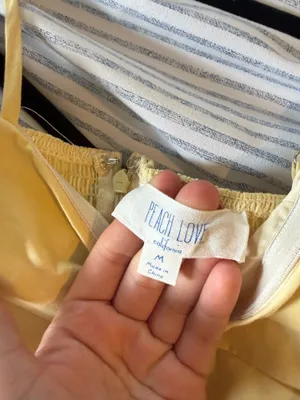Yellow Mini Dress thumbnail 4