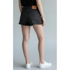 Levis Womens Shorts Black Size 30 Mid Length Zip Fly Stretch Fabric 29 Inseam thumbnail 4