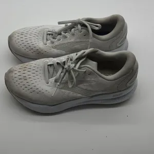 Brooks Ghost 16 Womens 8.5 Running Shoes White Neutral Cushion thumbnail 4