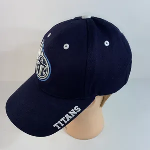National Football League Team Apparel Tennessee Titans Hat Cap Unisex Adult Adjustable Blue-Football thumbnail 2