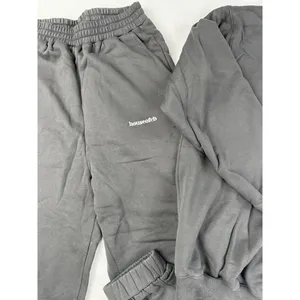House of CB - Logo Cotton Hoodie & Joggers in Charcoal thumbnail 3