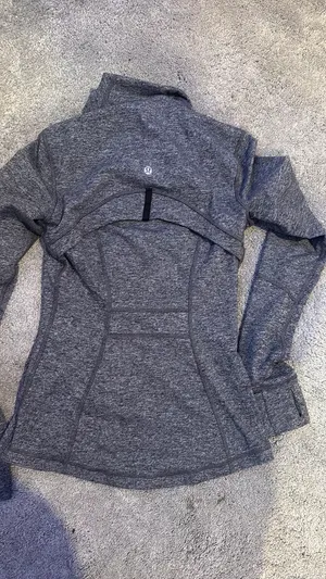 Lululemon Define Jacket Grey Black thumbnail 4