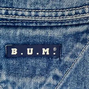 Vintage 90s B.U.M. Equipment Denim Jean Jacket logo hem streetwear classic basic thumbnail 11