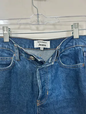 Reformation Cynthia Straight Long Jeans High-Rise thumbnail 6