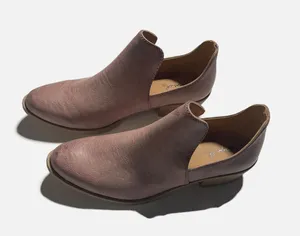 Qupid Ankle Booties Women‎ Size 6 Mauve Cutout Side Low Heel Casual Western Chic thumbnail 1
