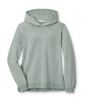(C140) Peter Millar Lava Wash Women's Relaxed Pullover Hoodie Sage Green Small thumbnail 1