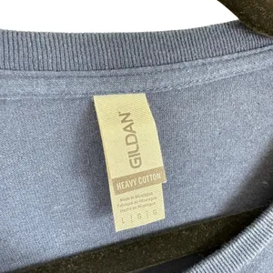 Navy Blue‎ Adoption 100% Cotton Short Sleeve Crew Neck Light T-Shirt Unisex Sz L thumbnail 3