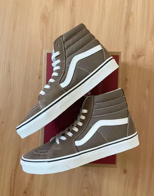 SK8-Hi Theory Walnut Suede Canvas Women 9.5 US Mens 8.0 US thumbnail 9