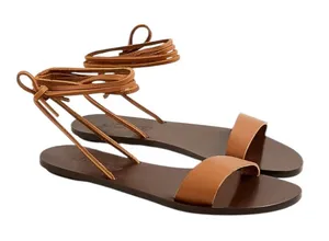 J.Crew Carsen made-in-Italy lace-up sandals in leather 6 thumbnail 1