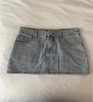 Edikted Skirt Denim Mini thumbnail 2
