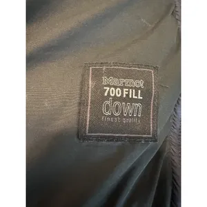 EUC Marmot Sz:XS Navy 700 Down fill Hooded Mid Length Parka Winter Coat Jacket thumbnail 6
