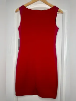 Lulus NWT Count On It Red Sleeveless Bodycon Mini Dress thumbnail 3