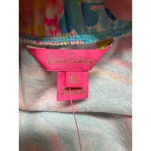 Lilly Pulitzer Jace Romper XL NWT Tropical Punch Strapless Scallop $118 thumbnail 7