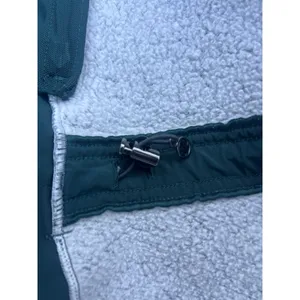 Lululemon &go Take-Off Fleece Heathered Deep Green Jacket 4 Yoga Hike Athleisure thumbnail 8