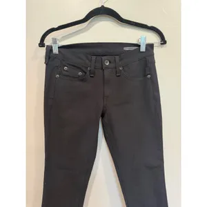 Rag & Bone Equestrian Skinny Jeans Womens 25‎ Black Stretch Denim Minimalist thumbnail 8