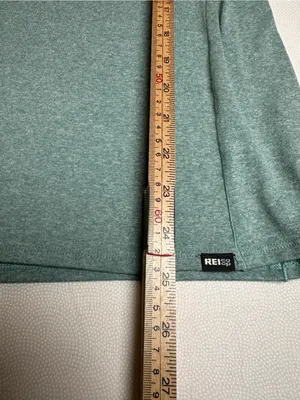 REI Co-op Women’s Tee Shirt Green Heather Short Sleeve Size M thumbnail 8