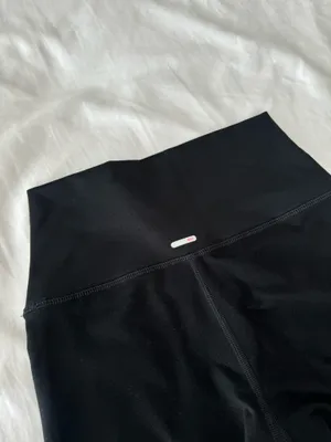 Solid Black Biker Shorts thumbnail 3