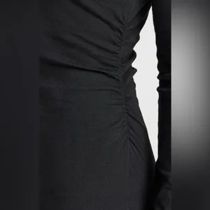 Xirena Wiley Long‎ Sleeve Black Dress, Size XL thumbnail 5