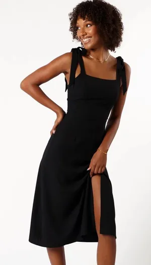 Petal & Pup LAUREL DRESS Black Size 6 thumbnail 1