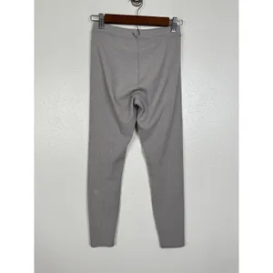 Alo Yoga Womens Ribbed Leggings Heather Gray High Waisted Athleisure Size S thumbnail 2