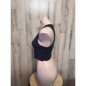 Aeropostale Denver CO ’87 Ribbed Crop Tank Top Size M thumbnail 5
