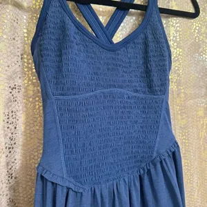 Free People Movement Smockin Hot Navy Blue Dress Shorts Small NWOT thumbnail 3