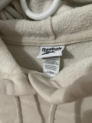 Reebok Women’s Off-White Hoodie thumbnail 4