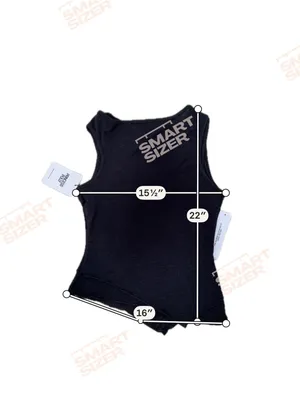Princess Polly Lefort Tank Black Asymmetrical Sleeveless Top NWT US 6‎ thumbnail 3
