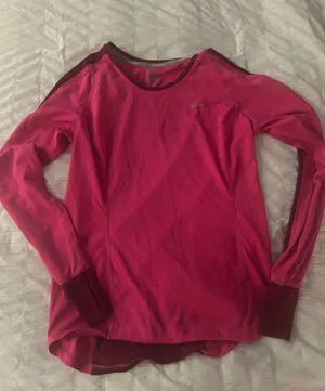 Nike Pink Dri-Fit Long Sleeve Running Shirt thumbnail 1
