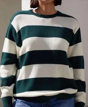 John Galt Striped Sweater thumbnail 1