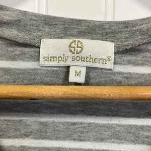 Simply Southern striped pineapple t-shirt thumbnail 3