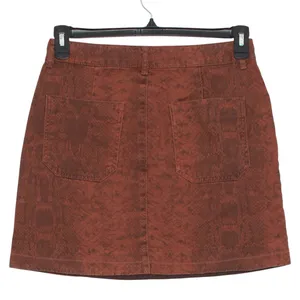 BDG Denim Skirt Y2K Snake Baddie 90s Grunge Goth Punk Edgy Retro Bold Medium thumbnail 4