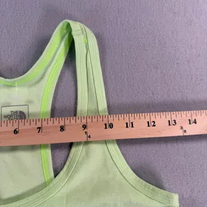 The North Face Womens Lime Green Heather Racerback Athletic Tank Top Medium thumbnail 4
