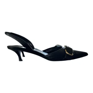 Givenchy Voyou Leather Slingback Pump Size 40 USA 10 thumbnail 2
