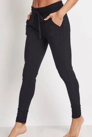 Free People Movement Black Sunny Jogger Drawstring Sweatpants thumbnail 1