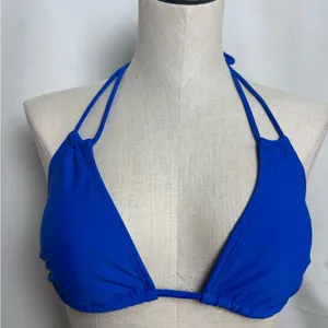 No boundaries Blue Halter Bikini Top large NWOT thumbnail 1