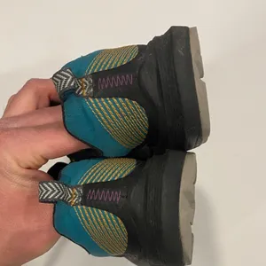 Merrell Women's MQM 3 Gore-Tex Black and Teal Trail Running Shoes - 6 thumbnail 6