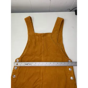 Bershka from Urban Outfitters Women's Corduroy Play Dress Jumper Mustard Size S thumbnail 4